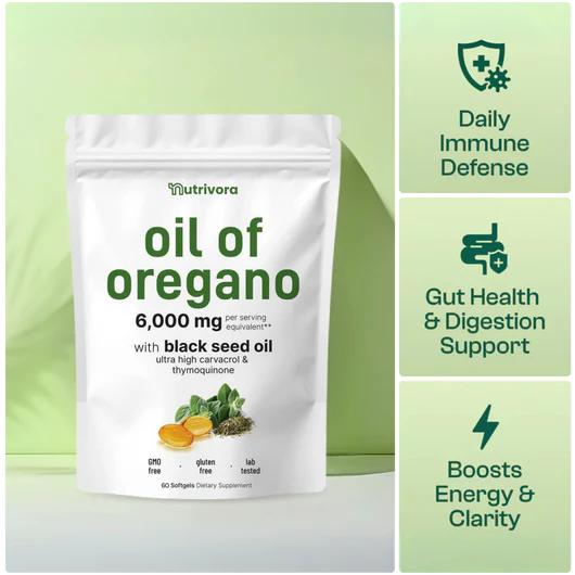 Oil of Oregano with Black Seed Oil - #1 Best Seller