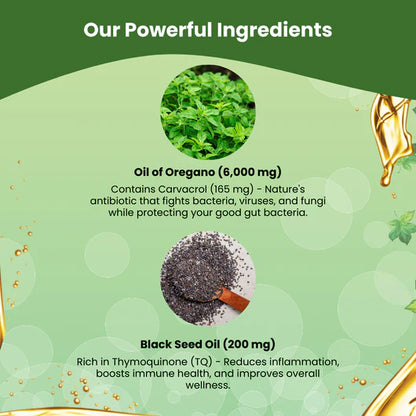 Oil of Oregano with Black Seed Oil - #1 Best Seller